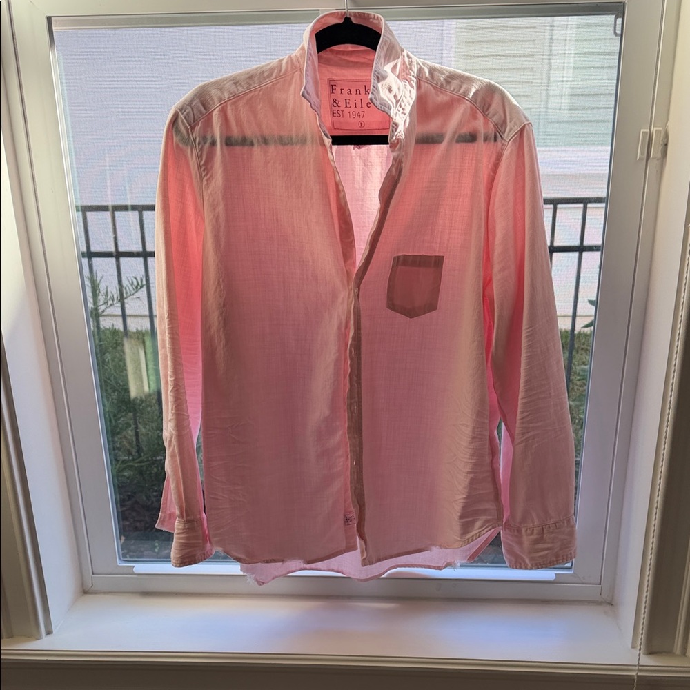 Frank & Eileen Light Pink Long Sleeve Shirt
